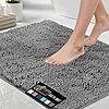 24&amp;quot; x 17&amp;quot; Gorilla Grip Thick Chenille Bath Rug (Grey) $7.59 + Free Shipping w/ Prime or on $35+