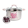 8-Quart Paris Hilton Stainless Steel Stock Pot w/ Tempered Glass Lid $7.99 + Free Shipping w/ Prime