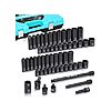 Duratech: 55-Piece 1/2&rsquo;&rsquo; &amp;amp; 6 Point Impact Socket Set (SAE &amp;amp; Metric) $71.99, 269-Piece Socket Wrench and Home Repair Hand Tool Kit $97.99 &amp;amp; More + Free Shipping w/ Prime