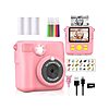 Kids' Instant Print Camera &amp;amp; 1080P HD Digital Video Camera w/ 3 Rolls Photo Paper &amp;amp; 32GB Card (Pink) $9.99 + Free Shipping w/ Prime