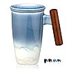 13.5-Oz suyika Tomotime Wood Handle Ceramic Tea Cup w/ Infuser and Lid from $9.99 + Free Shipping w/ Prime or on $35+
