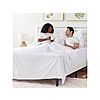 6-Piece KKN Microfiber Queen Sheets Set (White) $9.99 + Free Shipping w/ Prime