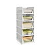 5-Pack 13.1&amp;quot; x 16.6&amp;quot;  NeatNok Collapsible Slied Out Stacking Storage Bins (White) $18.99 + Free Shipping w/ Prime