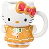 20-Oz Silver Buffalo Sanrio Hello Kitty Gingerbread Dress 3D Sculpted Ceramic Mug $7.99 + Free Shipping w/ Prime or on $35+