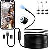 16.4' Ennovor 1920P Endoscope HD Borescope Semi Rigid Snake Camera w/ 8 Adjustable LED Lights for iOS and Android $13.19 + Free Shipping w/ Prime or on $35+
