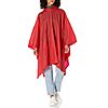 totes Adult's Rain Poncho (Red)
