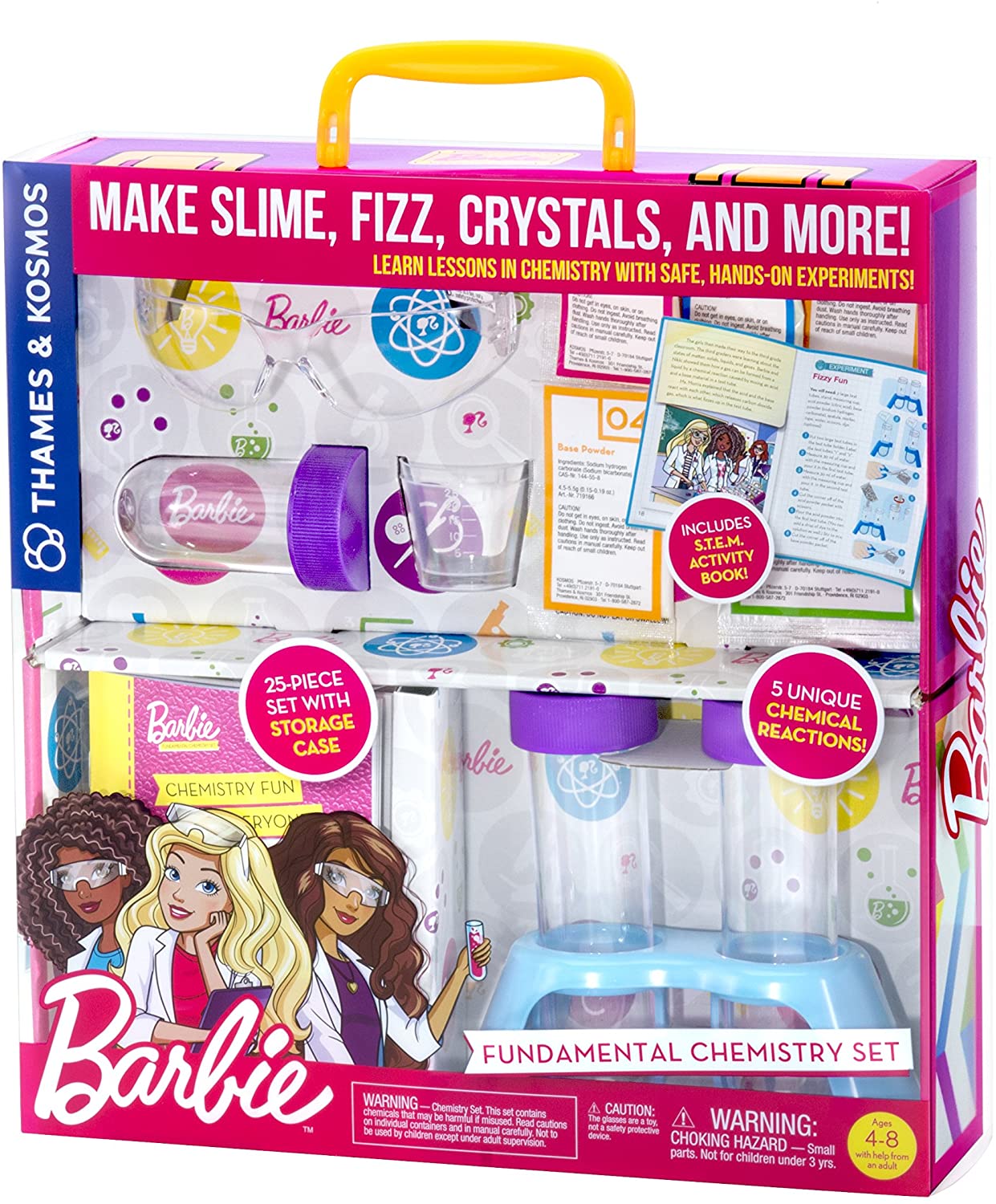 25-Piece Thames & Kosmos Barbie Fundamental Chemistry Set w/ Storage Case $15 + Free Shipping w/ Prime