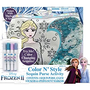 Tara Toys Frozen 2 Color N Style Purse w/ Color Changing Sequins $7.98 + Free Shipping w/ Prime or on $25+