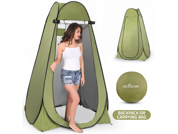 6'3" Abco Tech Instant Pop-Up Privacy Tent $23 + Free Shipping w/ Prime