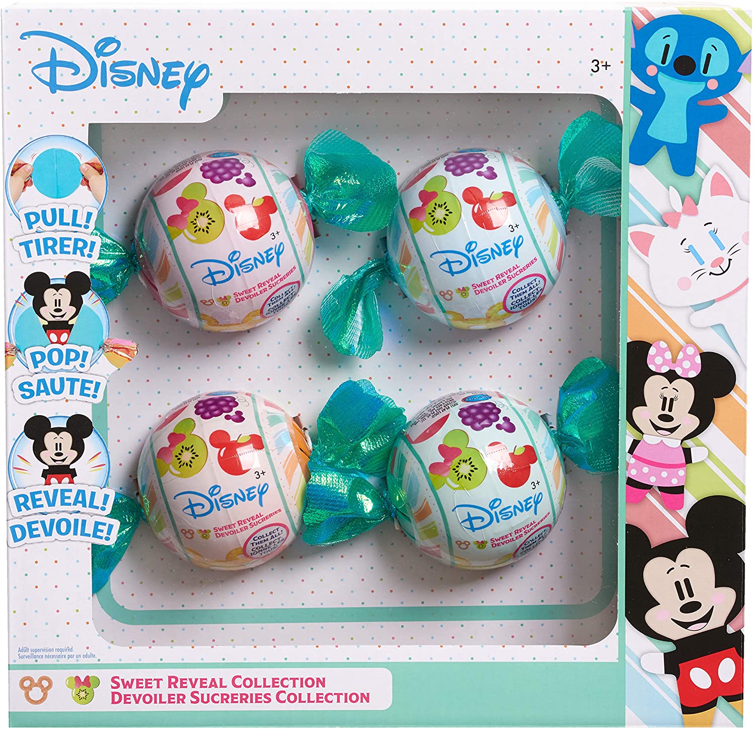 4-Pack 2" Disney Sweet Reveal Plush $12 + Free Shipping w/ Prime