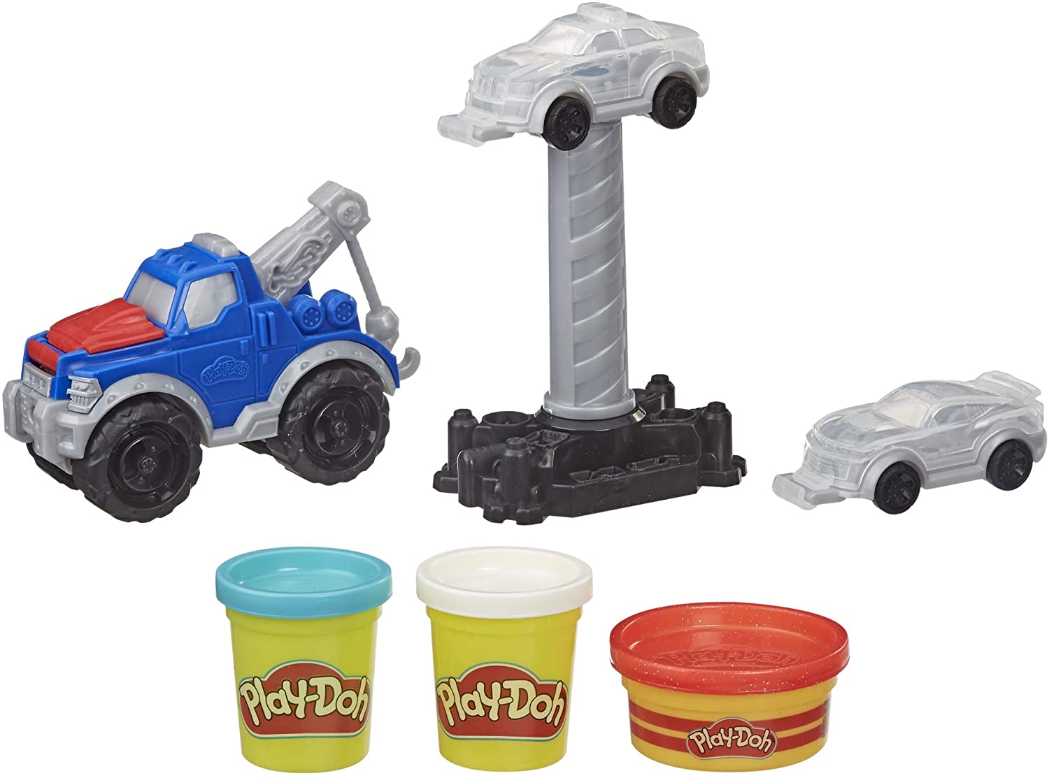 Play-Doh Wheels Tow Truck Toy Set w/ 3 Colors $6 + Free Shipping w/ Prime or on $25+