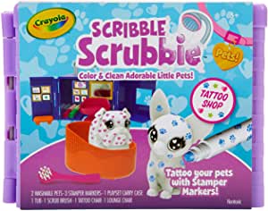 Crayola Scribble Scrubbie Pets Tattoo Shop Toy Playset $6.49 + Free Shipping w/ Prime or on $25+
