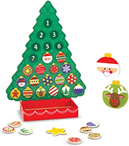 16.5" Melissa & Doug Countdown to Christmas Wooden Magnetic Advent Calendar (Santa) $10 + Free Shipping w/ Prime or on $25+
