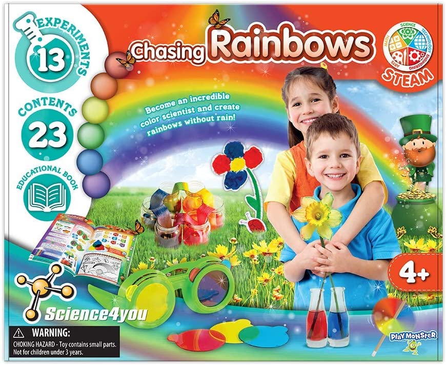 13 Experiment PlayMonster Science4you Chasing Rainbows Color Exploration Activity Set $15.11 + Free Shipping w/ Prime or on $25+