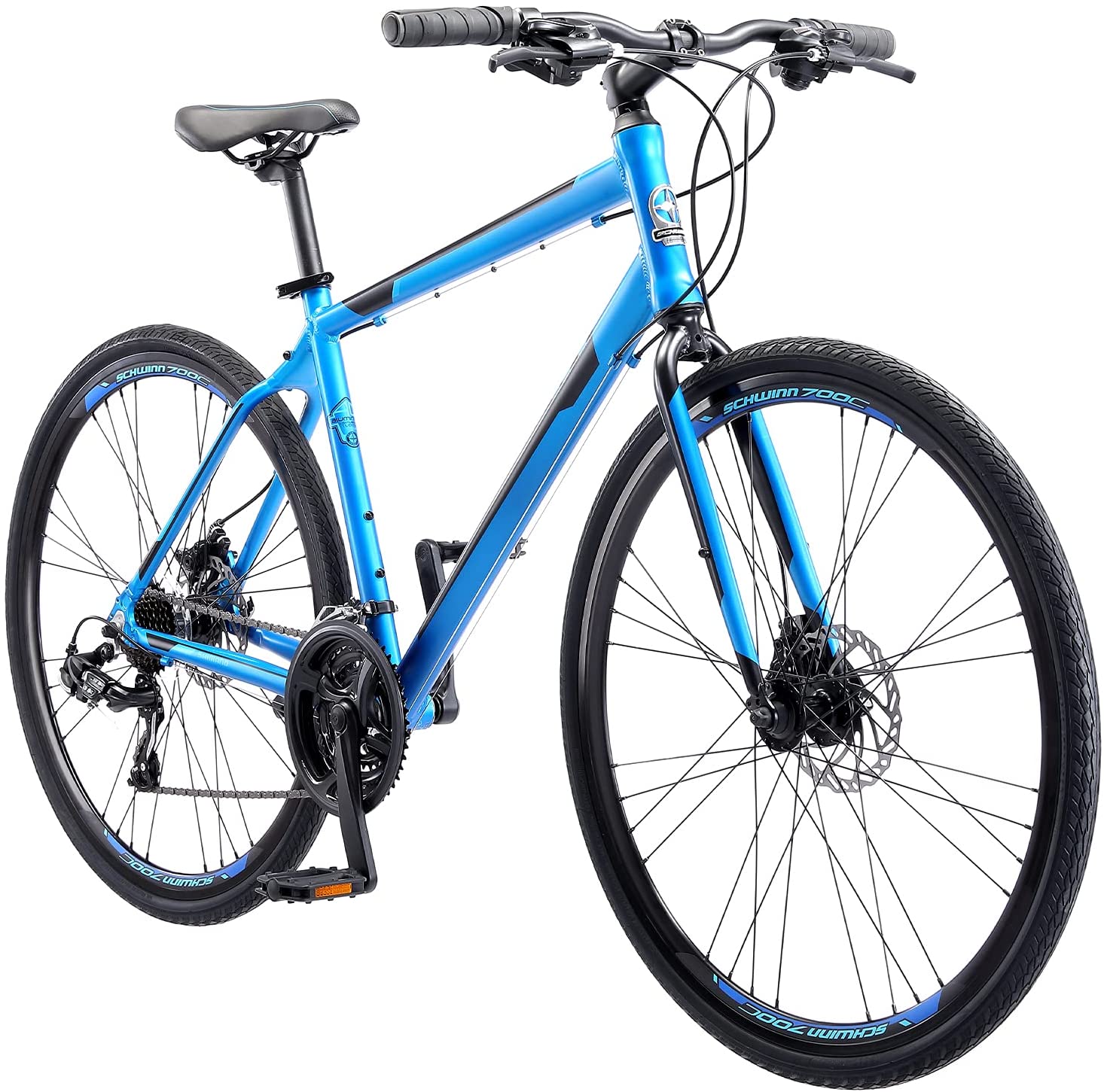 28" Wheel Schwinn Volare 1200 Adult Hybrid Road Bike (Matte Blue) $236 + Free Shipping w/ Prime