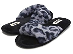 2-Pack Floopi Women's Slippers; Soft Velour Criss Cross Faux Fur w/ Memory Foam 2 for $21, Indoor/ Outdoor Fur Lined Clog w/ Memory Foam 2 for $25, More + Free Shipping w/ Prime