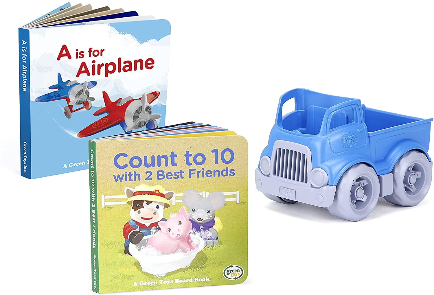 Green Toys Pick Up Truck w/ 2 Board Books $10.79 + Free Shipping w/ Prime or on $25+