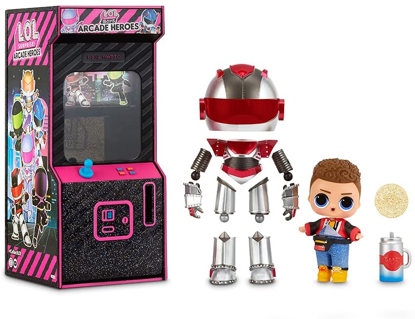 L.O.L. Surprise! Boy's Arcade Heroes Action Figure Set $6.35 + Free Shipping w/ Prime or on $25+