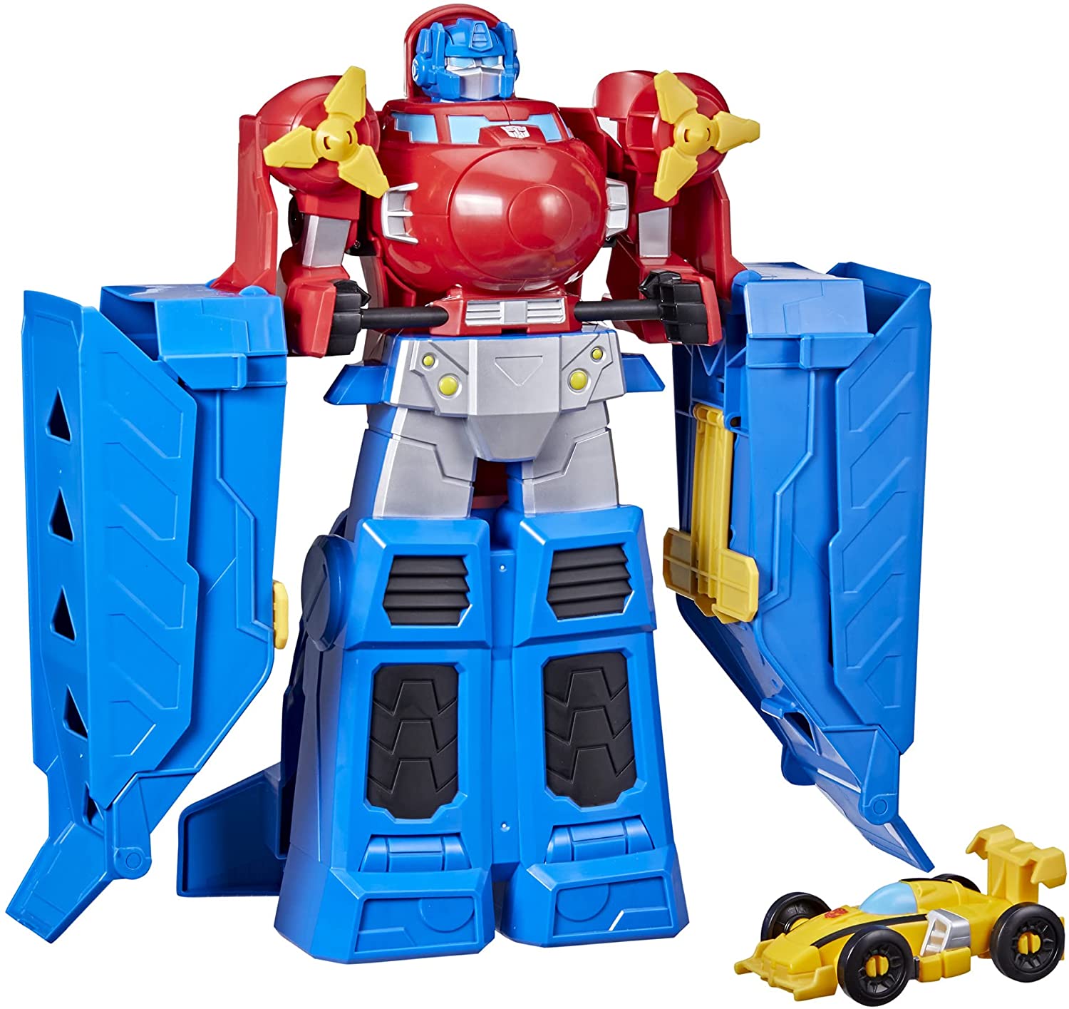 15" Transformers Optimus Prime Jumbo Jet Wing Racer Playset w/ 4.5" Bumblebee Racecar Figure $26.92 + Free Shipping