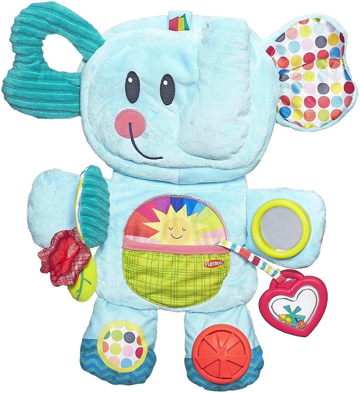 10" Playskool Fold 'n Go Elephant Tummy Time Toy (Blue) $16.01 + Free Shipping w/ Prime or on $25+