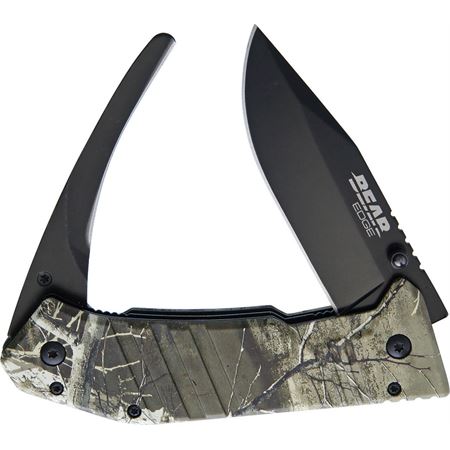 Bear n Son Double Blade Guthook Knife (Mossy Oak Handle) $17, 3.2" OKC Shikra Folder (Green Micarta-Titanium Handle) $29.66 + Free Shipping w/ Prime