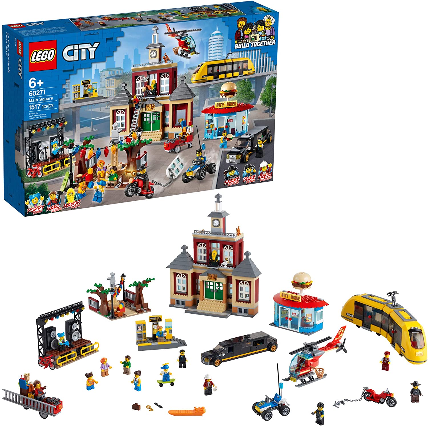 1517-Piece Lego City Main Square Building Set (2021) $125 + Free Shipping w/ Prime