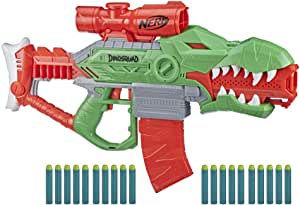 Nerf DinoSquad Rex-Rampage Motorized Dart Blaster w/ Targeting Scope, Dart Clip, Darts & Storage $22.39 + Free Shipping w/ Prime or on $25+