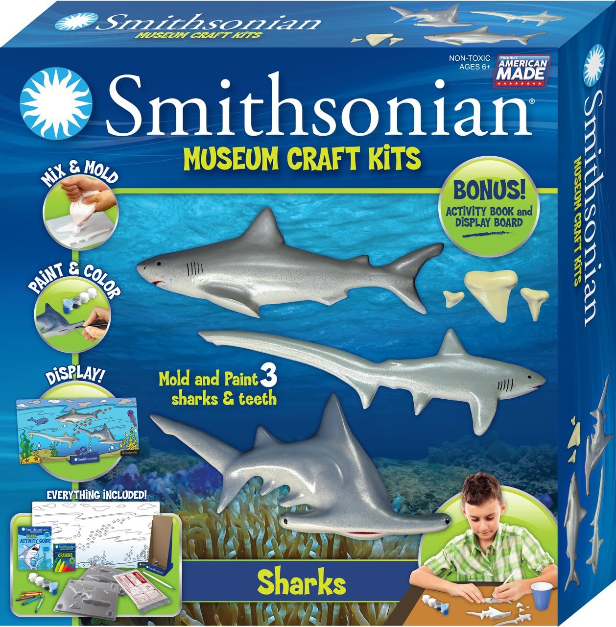 Smithsonian Sharks Craft Kit $14 + Free Shipping w/ Prime