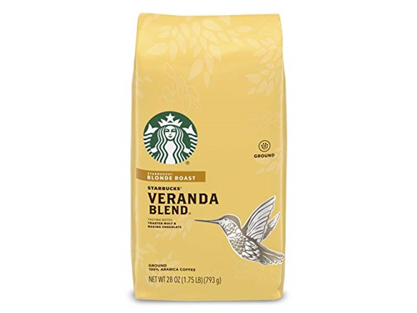 28 Oz. Starbucks Blonde Roast Veranda Blend Ground Coffee $9 + Free Shipping w/ Prime