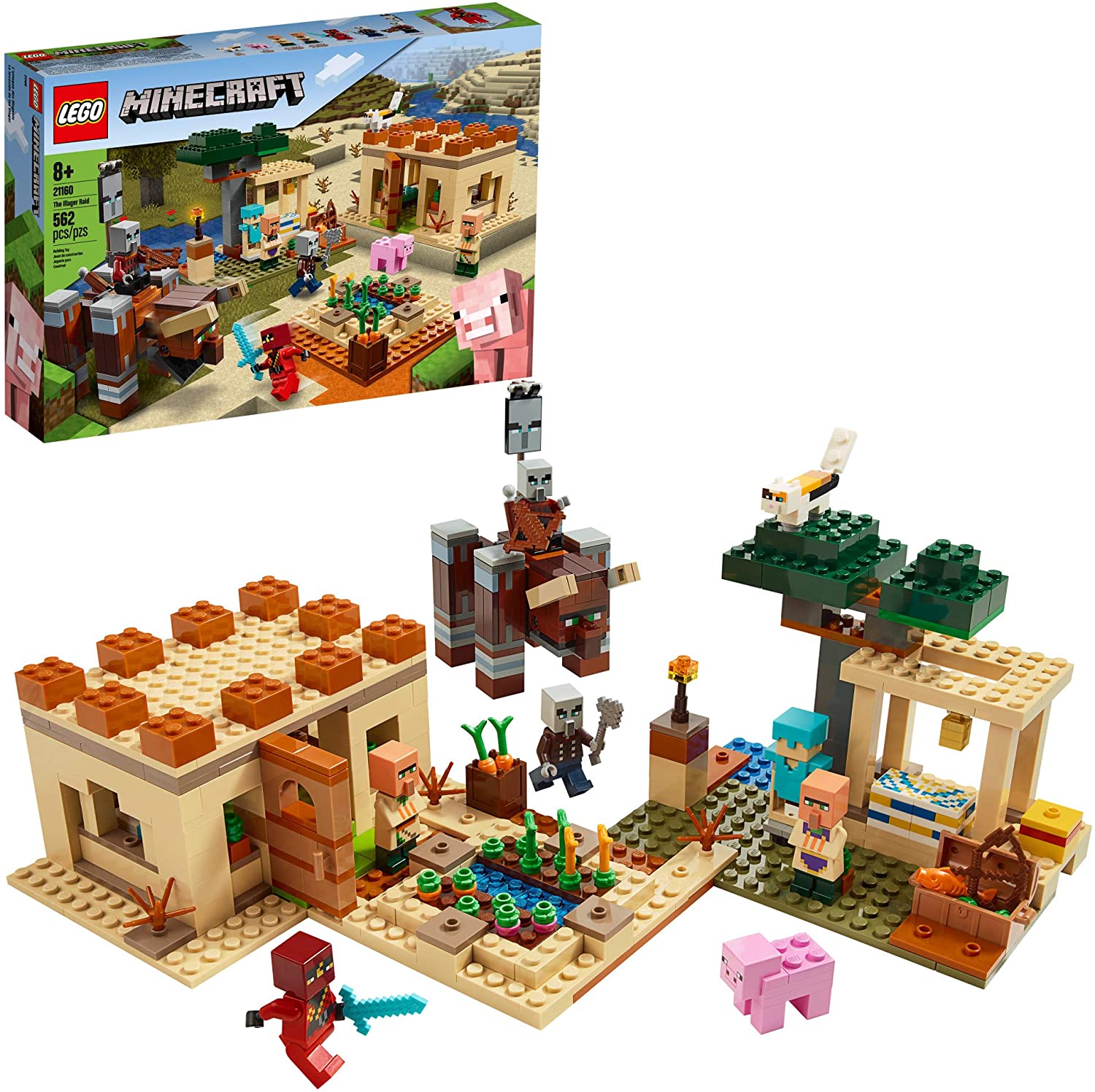 562-Piece LEGO The Illager Raid Building Set (21160) $39.49 + Free Shipping