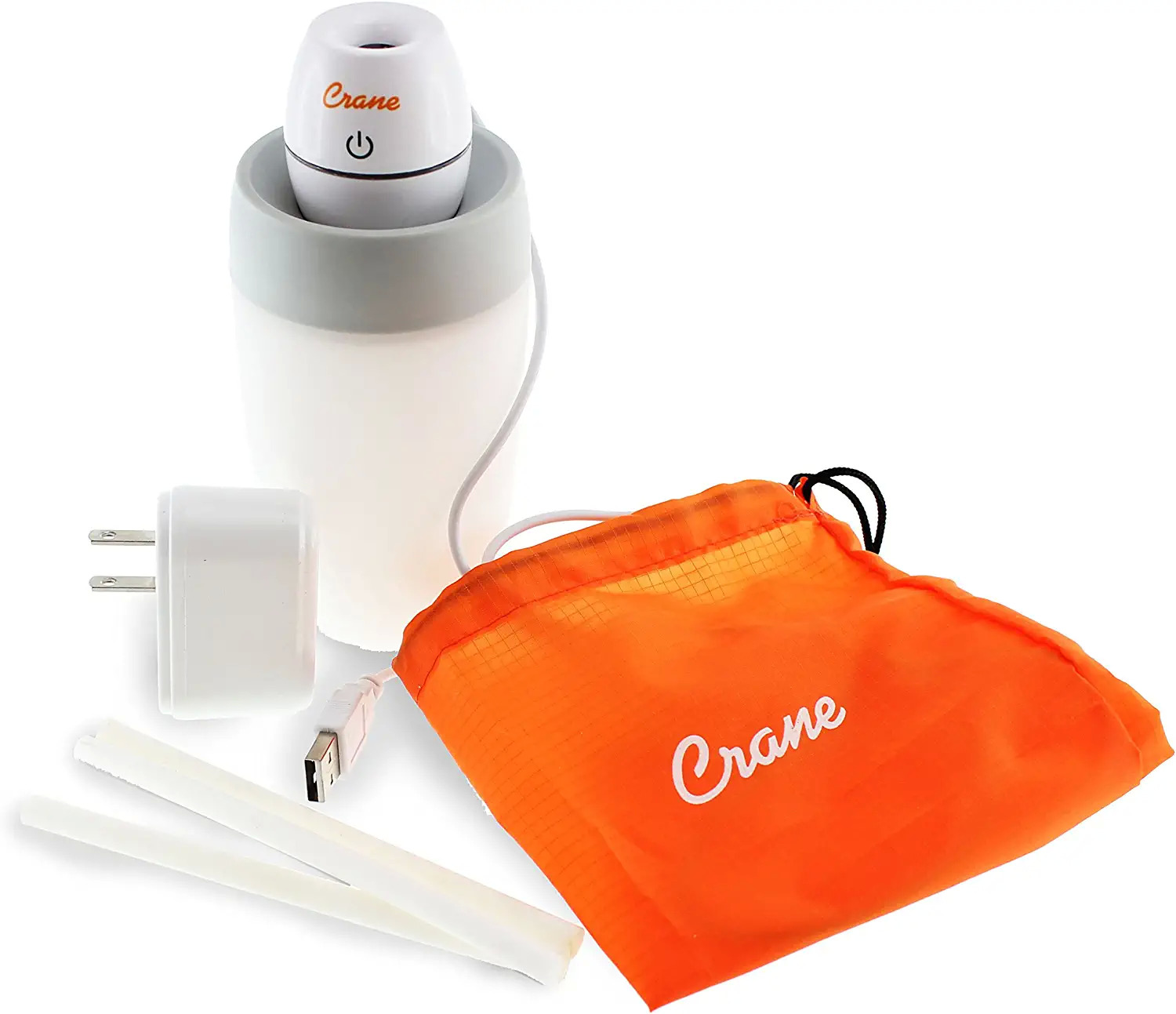8-Ounce Crane USA Inc Travel Ultrasonic Cool Mist Humidifier (White) $9 + Free Shipping w/ Prime or on $25+