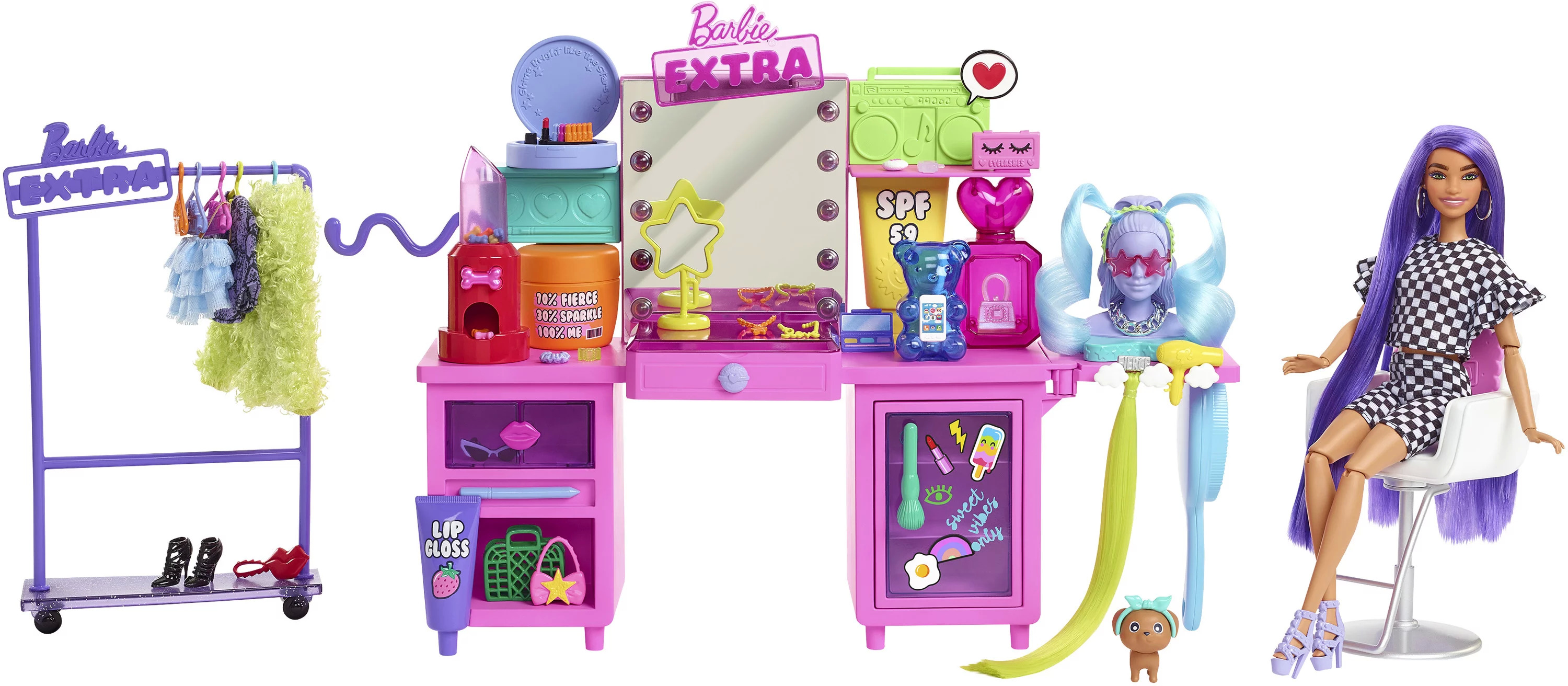45+ Piece Barbie Extra Doll & Vanity Playset $34.97 + Free Shipping