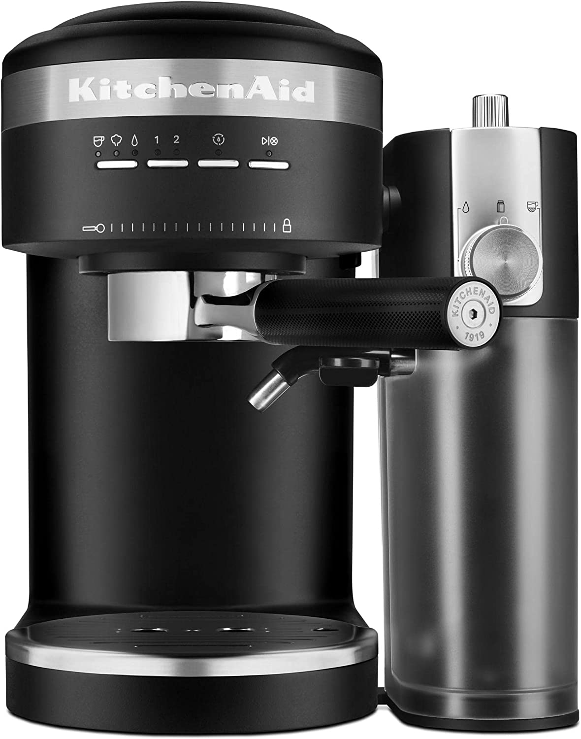 KitchenAid Semi-Automatic Espresso Machine w/ Automatic Milk Frother Attachment (Matte Black) $250 + Free Shipping