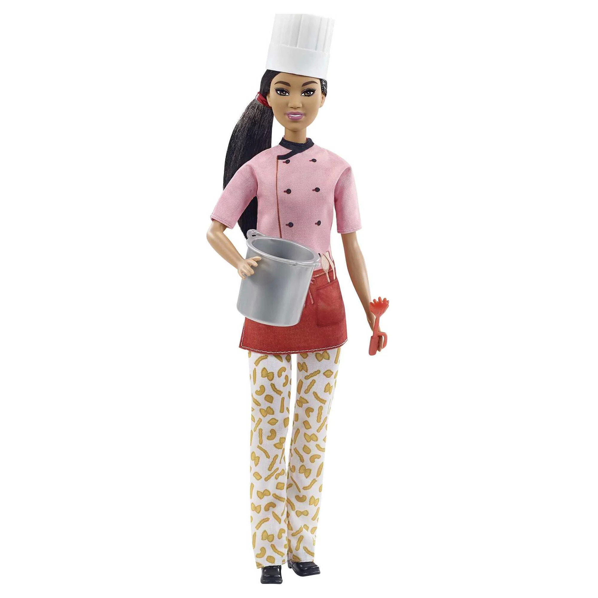 12" Barbie Career Pasta Chef Doll w/ Accessories (Brunette) $3.97 + Free Store Pickup at Walmart or Free Shipping w/ Walmart+ or on $35+