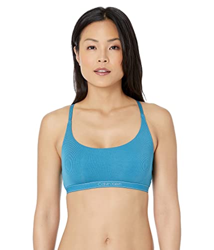Calvin Klein Women's Pure Ribbed Unlined Bralette (Tapestry Teal, Red Grape) $7.33 + Free Shipping w/ Prime or on $25+