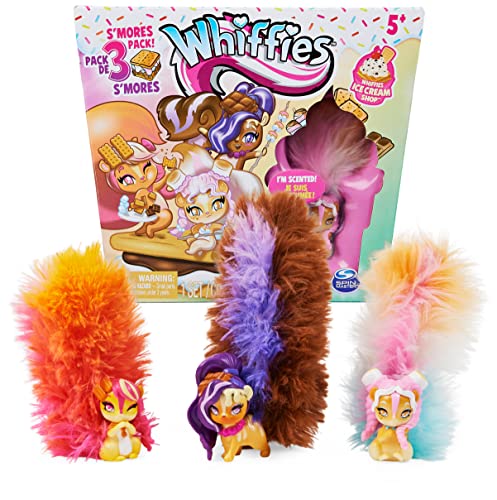 3-Pack Whiffies S’mores Collectible Animals w/ Scented Plush Tails $4 ($1.33 ea) + Free Shipping w/ Prime or on $25+