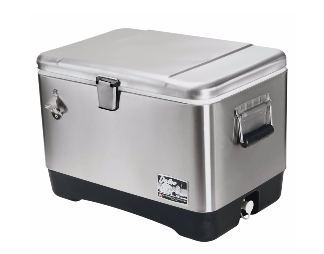 54-Quart Igloo Stainless Steel Cooler $120.82 + Free Shipping w/ Prime