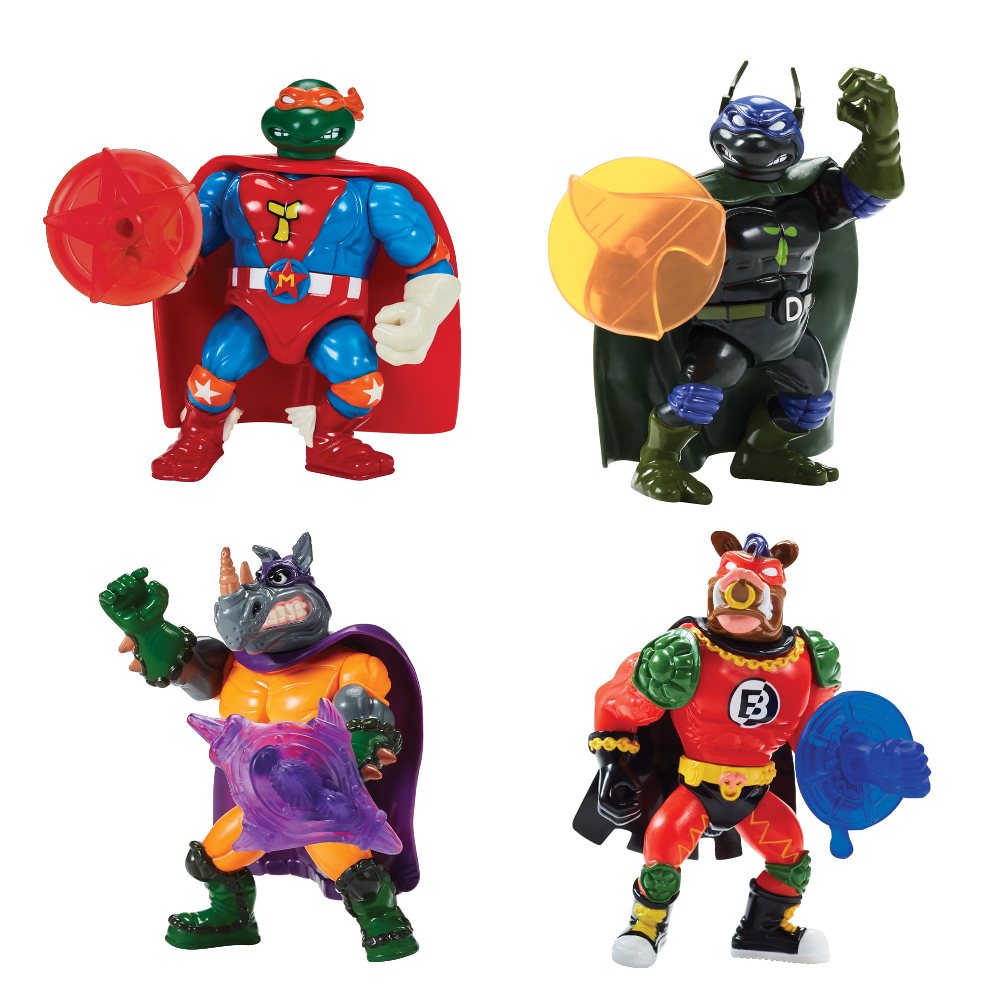 4-Figure Teenage Mutant Ninja Turtles Sewer Heroes  Bundle w/ Accessories $16.25 + Free S&H w/ Walmart+ or $35+