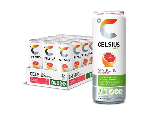 12-Pack Celsius Drinks: 16-Oz HEAT Performance Energy Drink (Orangesicle) $20.49 & More + Free S/H w/ Prime