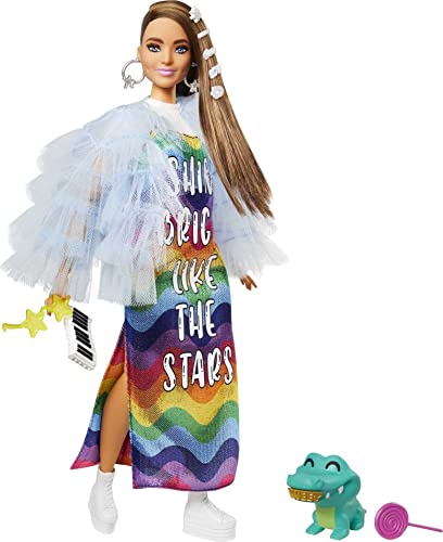 11" Barbie Flexible Extra Doll #9 w/ Pet Crocodile & Accessories $11 + Free Shipping w/ Prime or on $25+