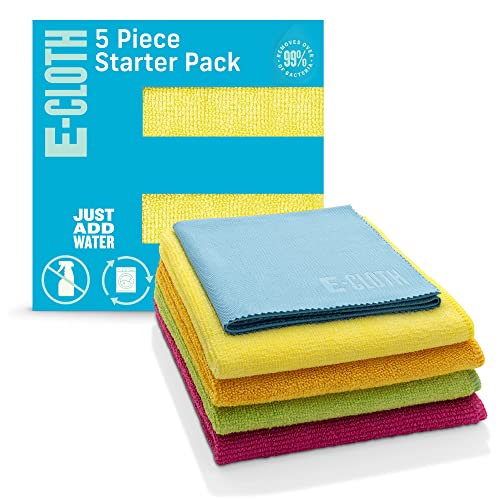 5-Piece E-Cloth Microfiber Cleaning Cleaning Cloth Starter Pack (Assorted Colors, New Version) $13.42 w/ S&S + Free Shipping w/ Prime or on $25+