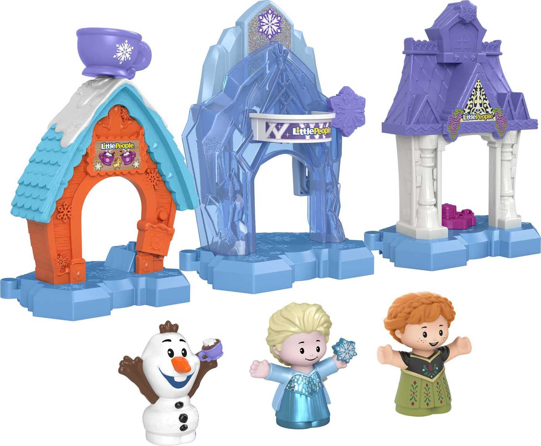 Fisher-Price Disney Frozen Little People Snowflake Village Toddler Playset $10.90 + Free Shipping w/ Prime or on $25+