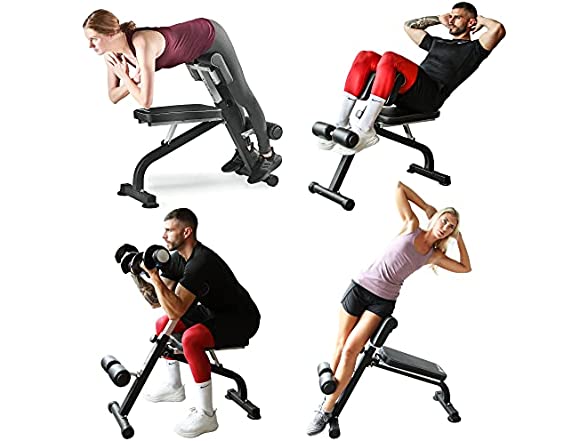 LifePro SculptTrainer Adjustable Compact Multipurpose Roman Chair $105, More + Free Shipping w/ Prime