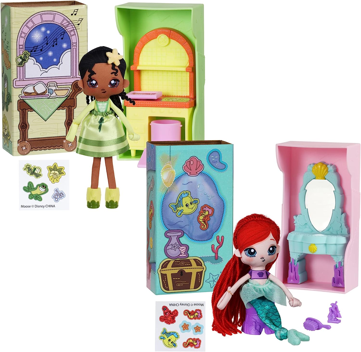 2-Pk Sweet Seams 6" Doll & Playset Bundles: Classic Minnie & Micky Mouse $5.52, The Little Mermaid Ariel & The Princess & the Frog Tiana $7.20, More + Free Ship w/ Prime or on $25+