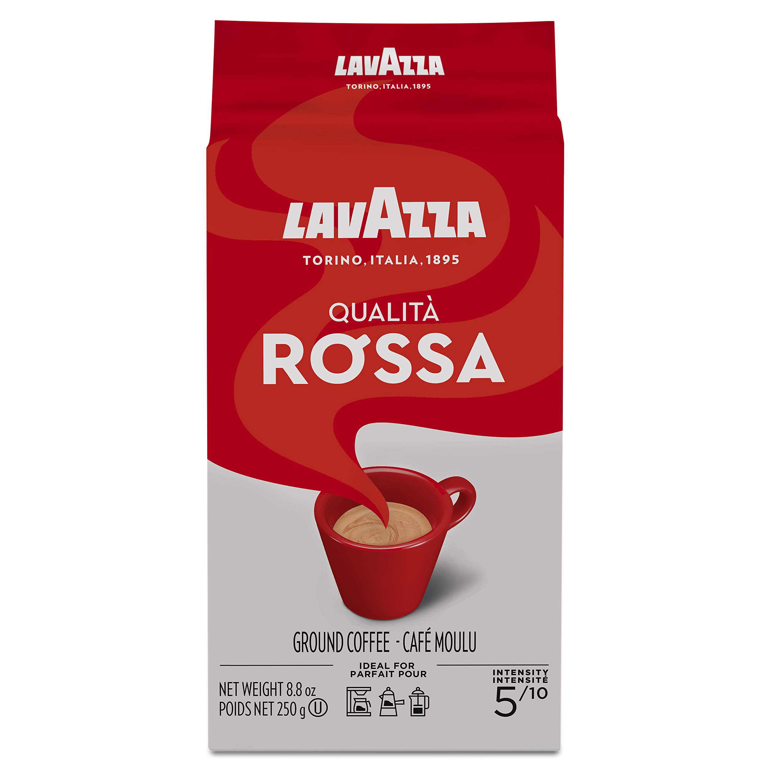 4-Pack 8.8-Oz Lavazza Qualita Rossa Ground Coffee Blend (Medium Roast) $10.20 + Free Shipping w/ Prime or on $25+