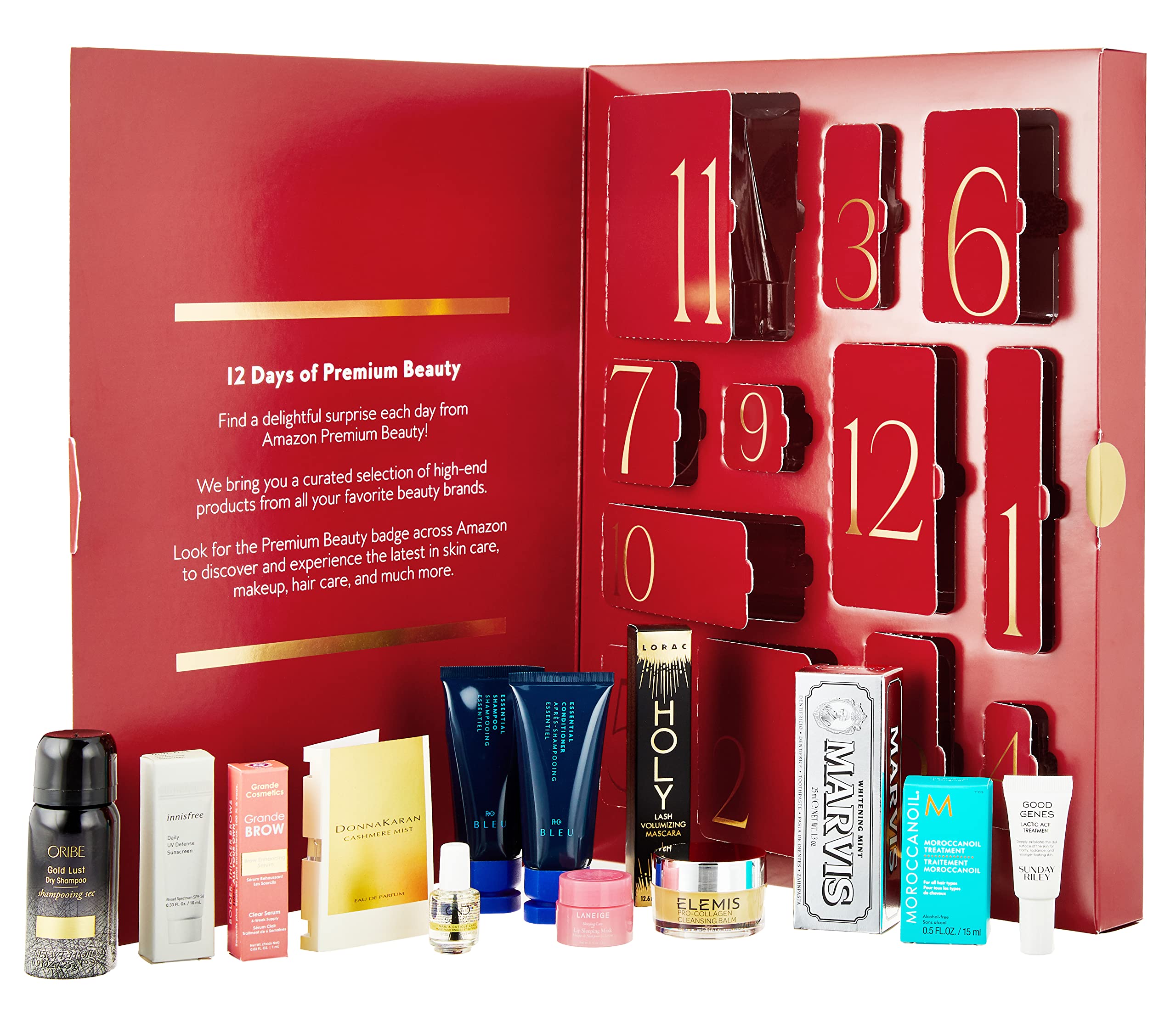 12-Piece "The Beauty Box: Best of Amazon Premium Beauty" Sampler Gift Box Set $19 + Free Shipping w/ Prime