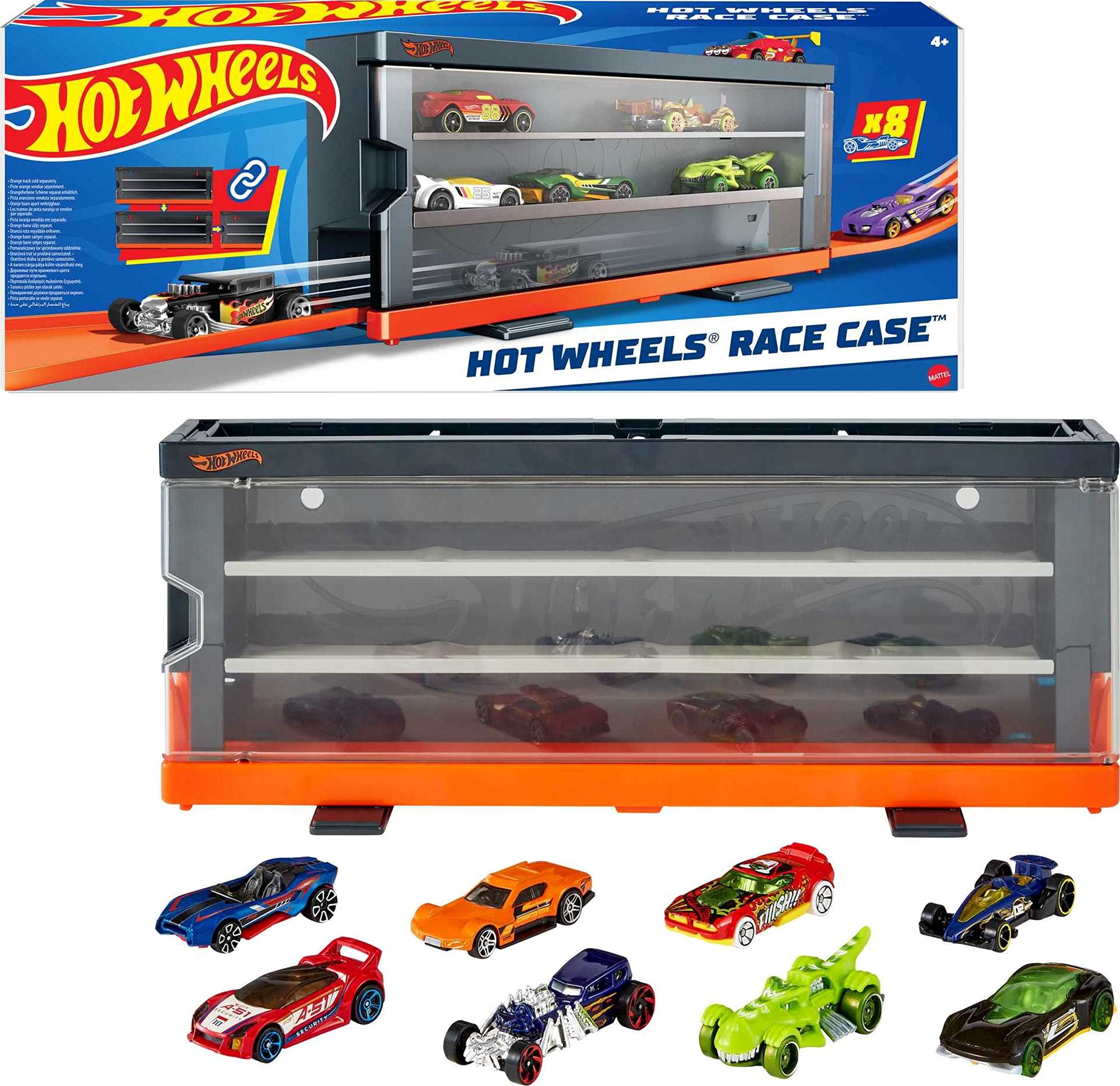Hot Wheels Race Case Interactive Display Case w/ 8 Cars $13.68 + Free Shipping w/ Prime or on $35+