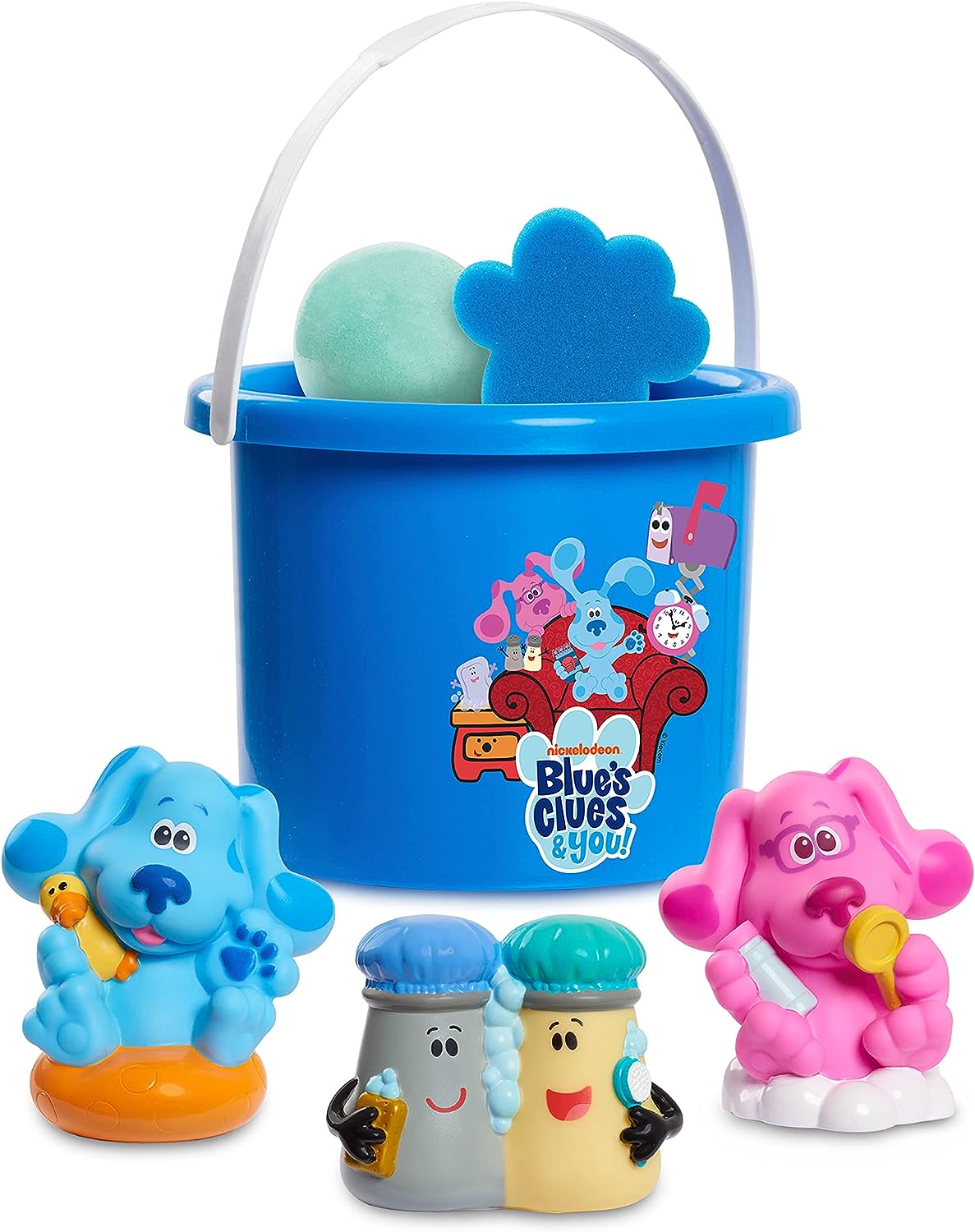 7-Piece Blue's Clues & You! Bath Bucket Set (3 Water Toys, 1 Figure, Bath Bomb, Sponge & Bucket) $5.71 + Free Shipping w/ Prime or on $35+