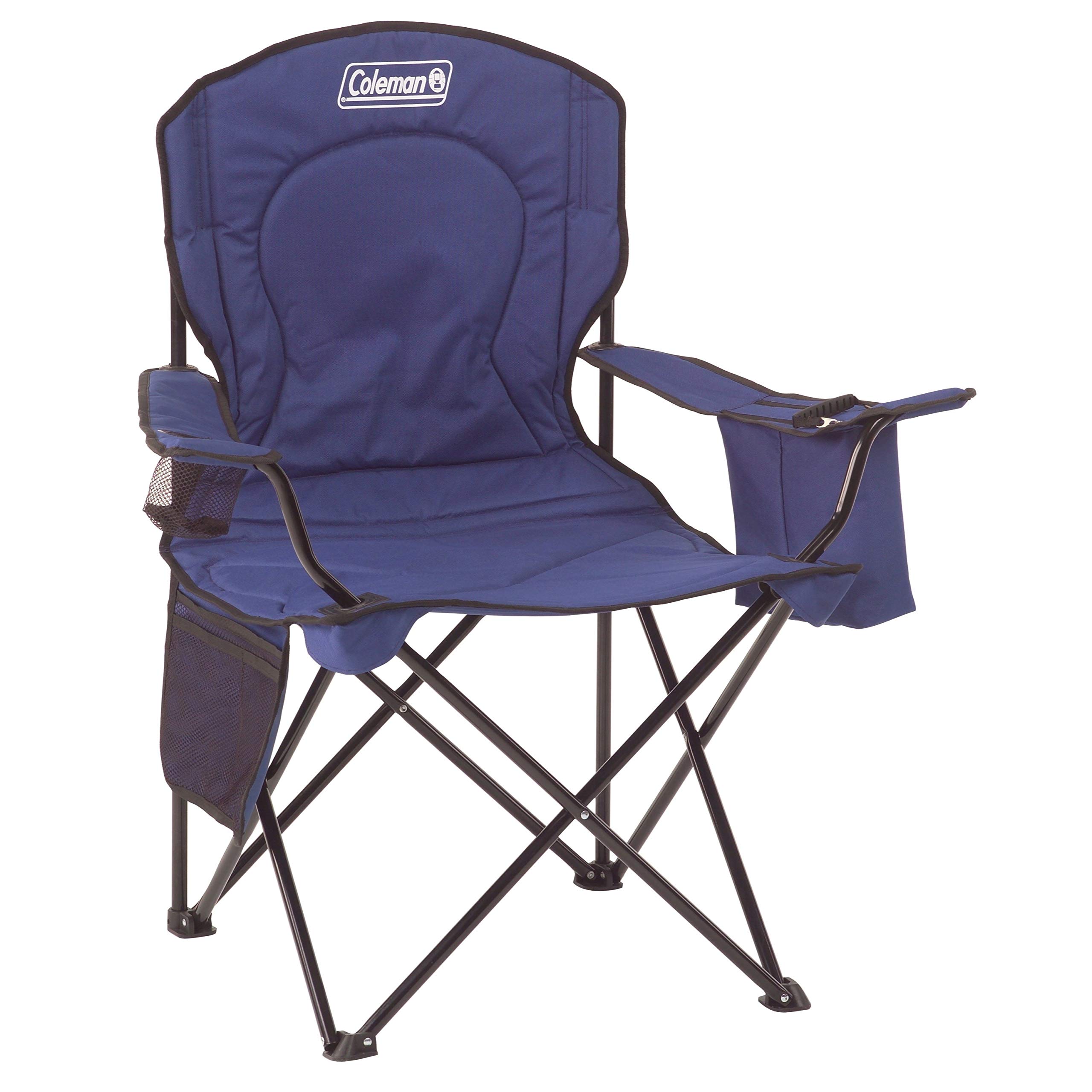 Coleman Portable Camping Chair w/ 4-Can Cooler, Cup Holder and Carry Bag (Blue) $19.13 + Free Shipping w/ Prime or on $25+