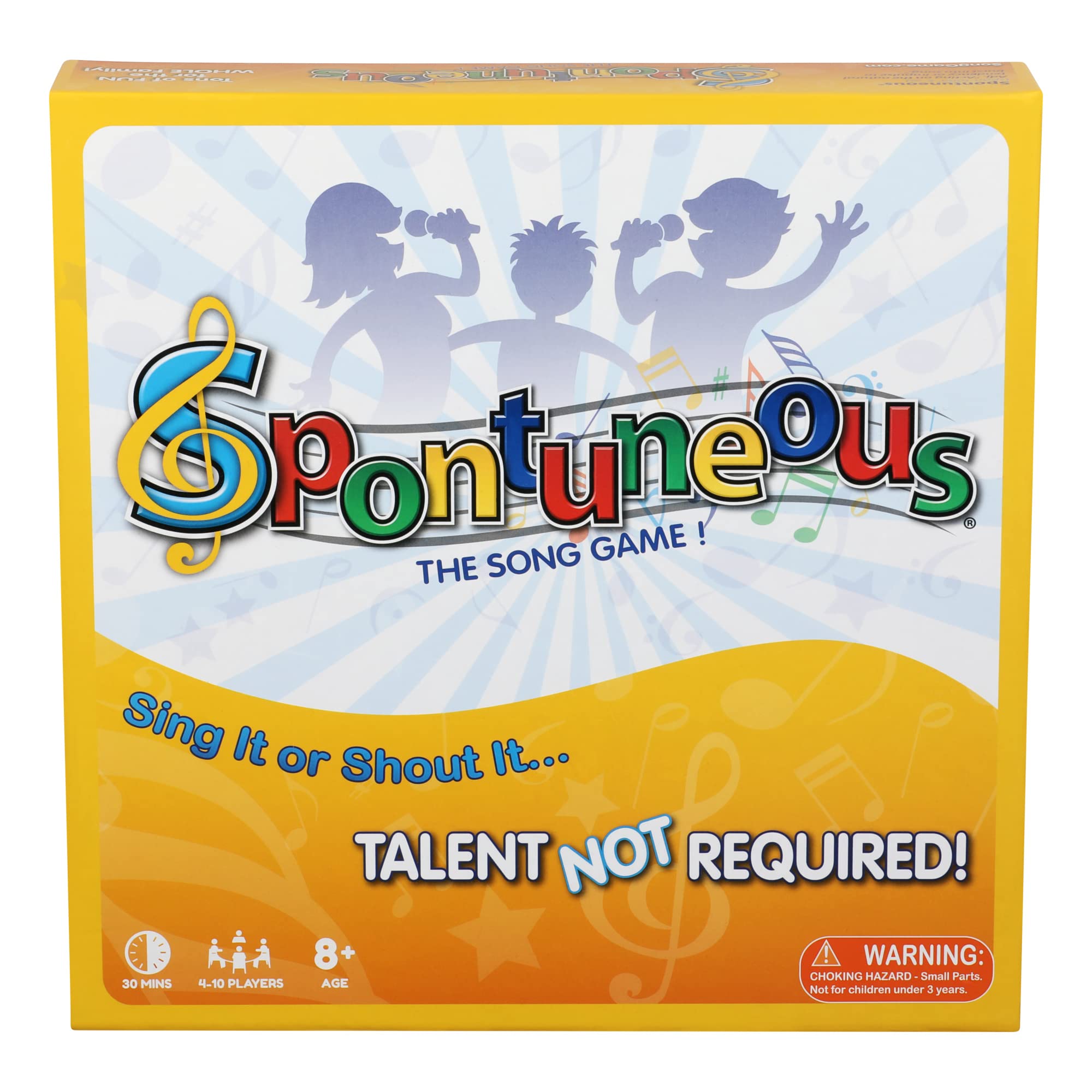 Spontuneous The Song Game - Sing It or Shout It Family Party Board Game $15.27 + Free Shipping w/ Prime or on $35+